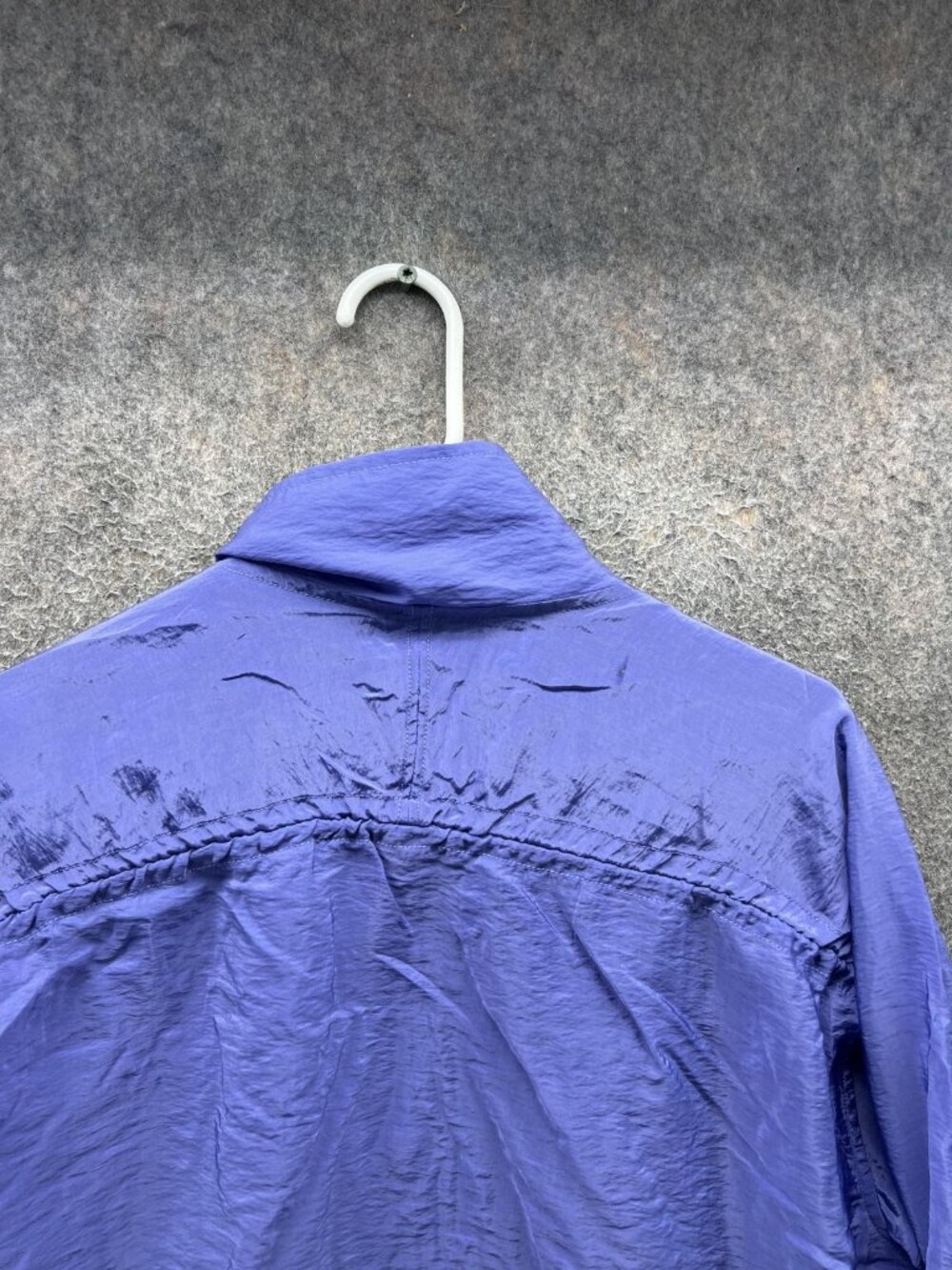 Athleta Jacket Womens Small Petite Purple Cropped Full Zip Windbreaker Arrival - Picture 10 of 11